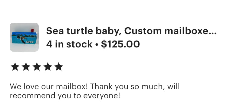 Sea turtle baby, Custom mailboxes, Decoration beach, gifts for mom, Gifts for dad, Decorful gift, Homemade gifting, Sale