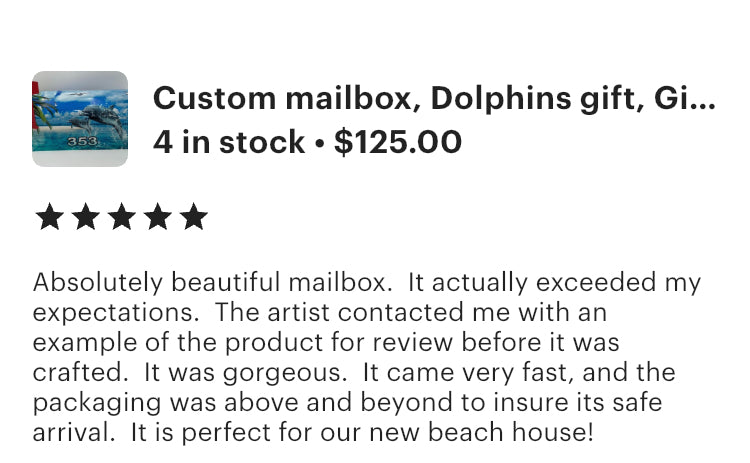 Dolphin Custom mailbox, Personalized Dolphins gift for Mom and Dad