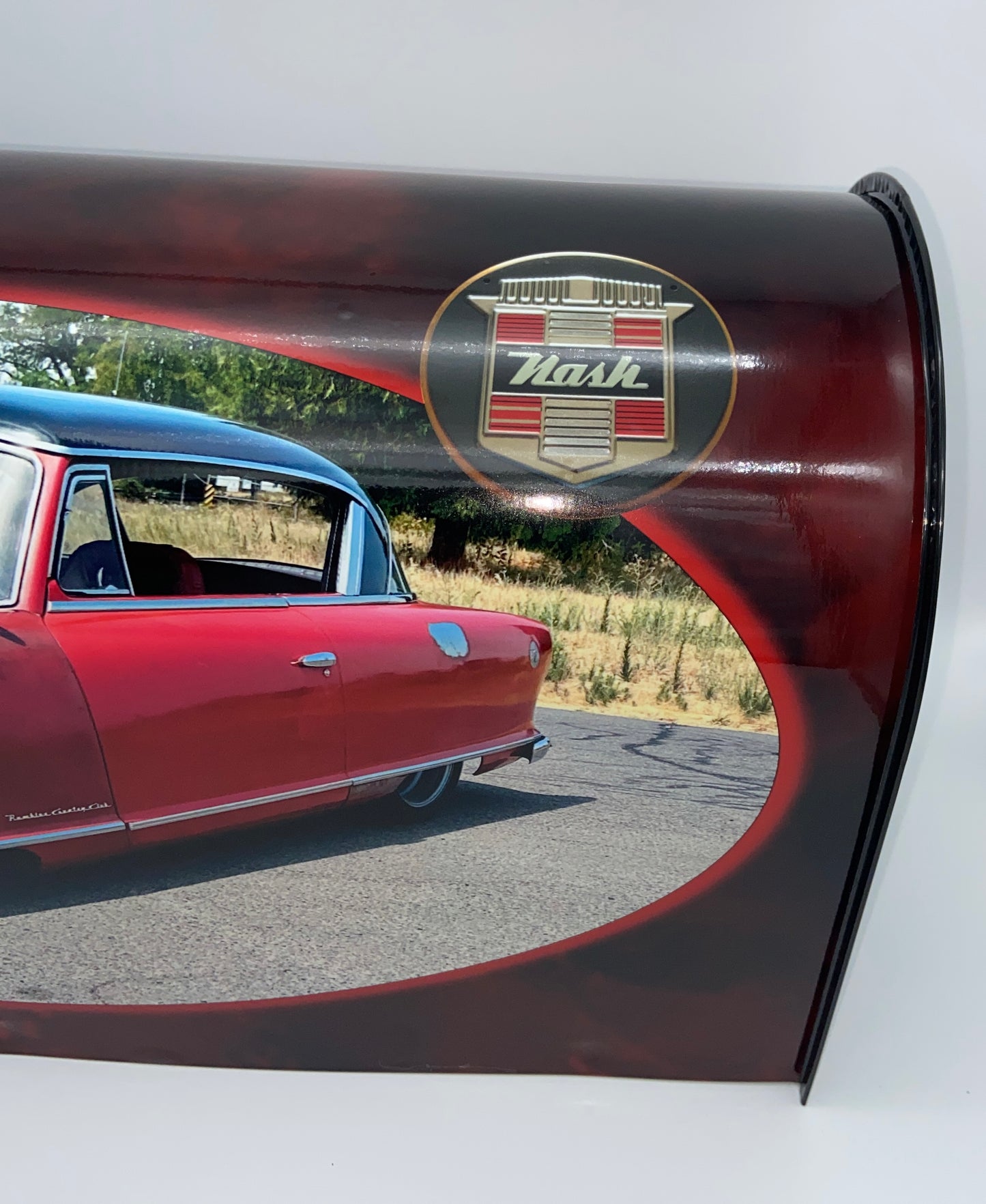 “Custom Nash Hotrod Mailbox: A Stylish Tribute to Classic Automotive Culture!”