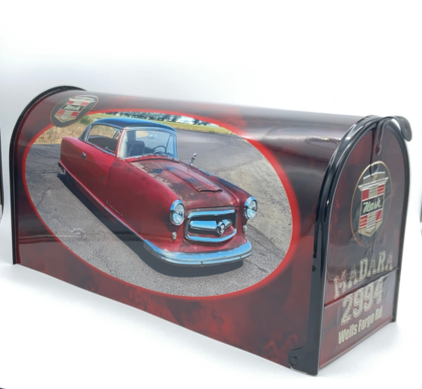 “Custom Nash Hotrod Mailbox: A Stylish Tribute to Classic Automotive Culture!”