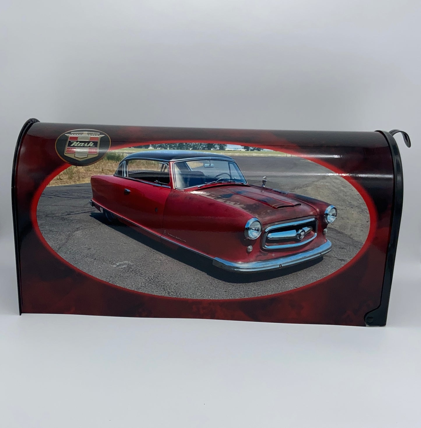 “Custom Nash Hotrod Mailbox: A Stylish Tribute to Classic Automotive Culture!”