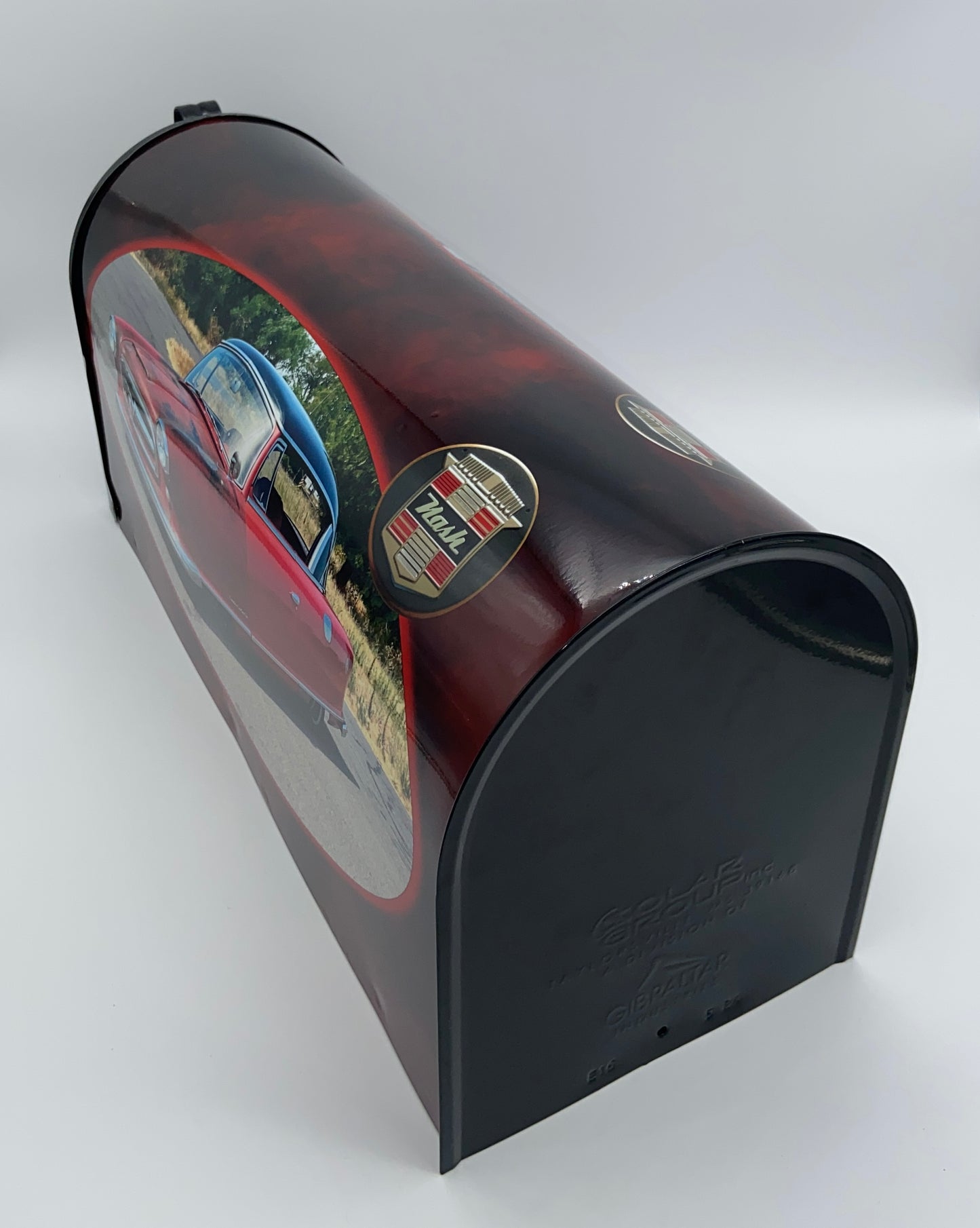 “Custom Nash Hotrod Mailbox: A Stylish Tribute to Classic Automotive Culture!”