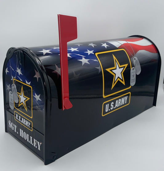 Customized mailbox, Gift for grandparents, Army, Gift for mom, Gifts for dad, Military giftful,