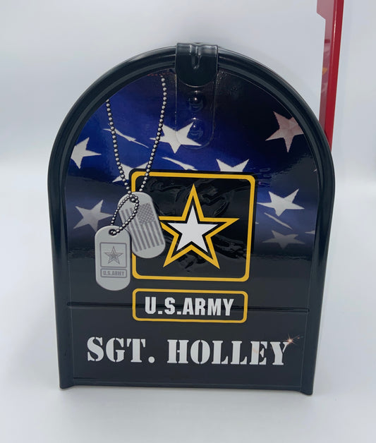 Customized mailbox, Gift for grandparents, Army, Gift for mom, Gifts for dad, Military giftful,