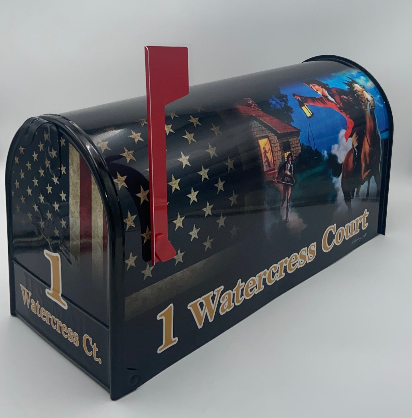 We the People Custom mailbox, Patriotic American Gift Idea