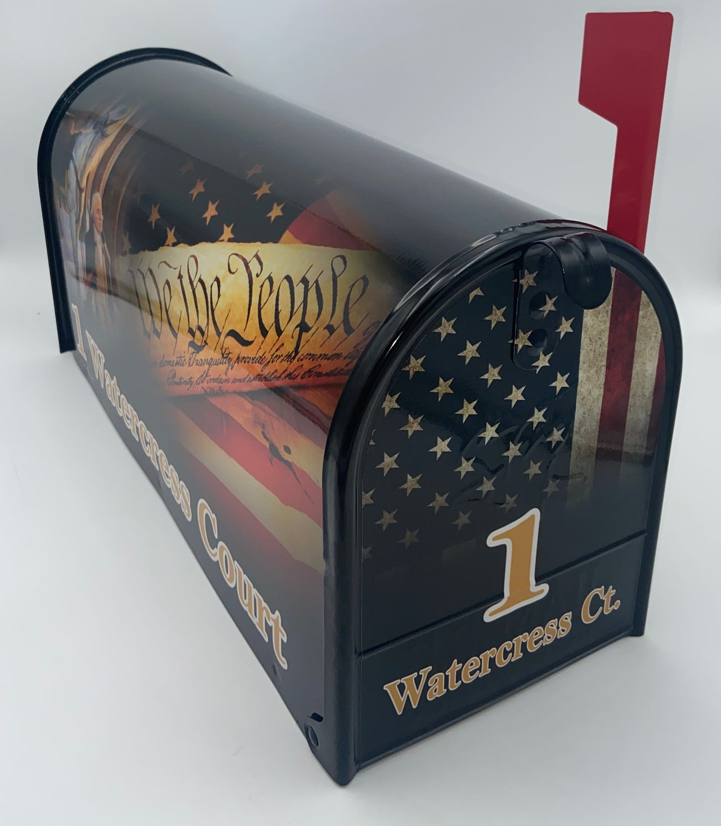 We the People Custom mailbox, Patriotic American Gift Idea