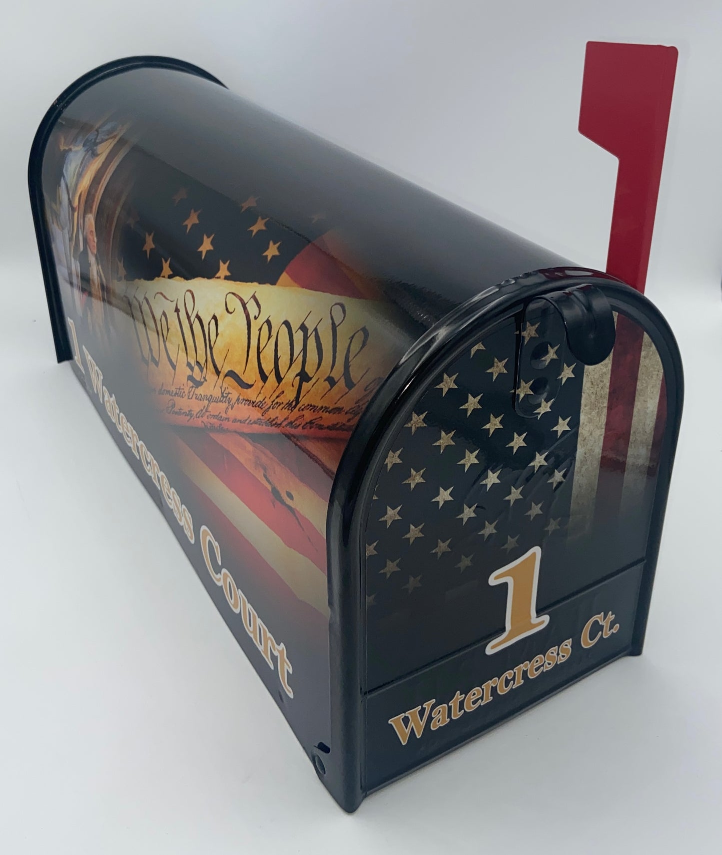 We the People Custom mailbox, Patriotic American Gift Idea