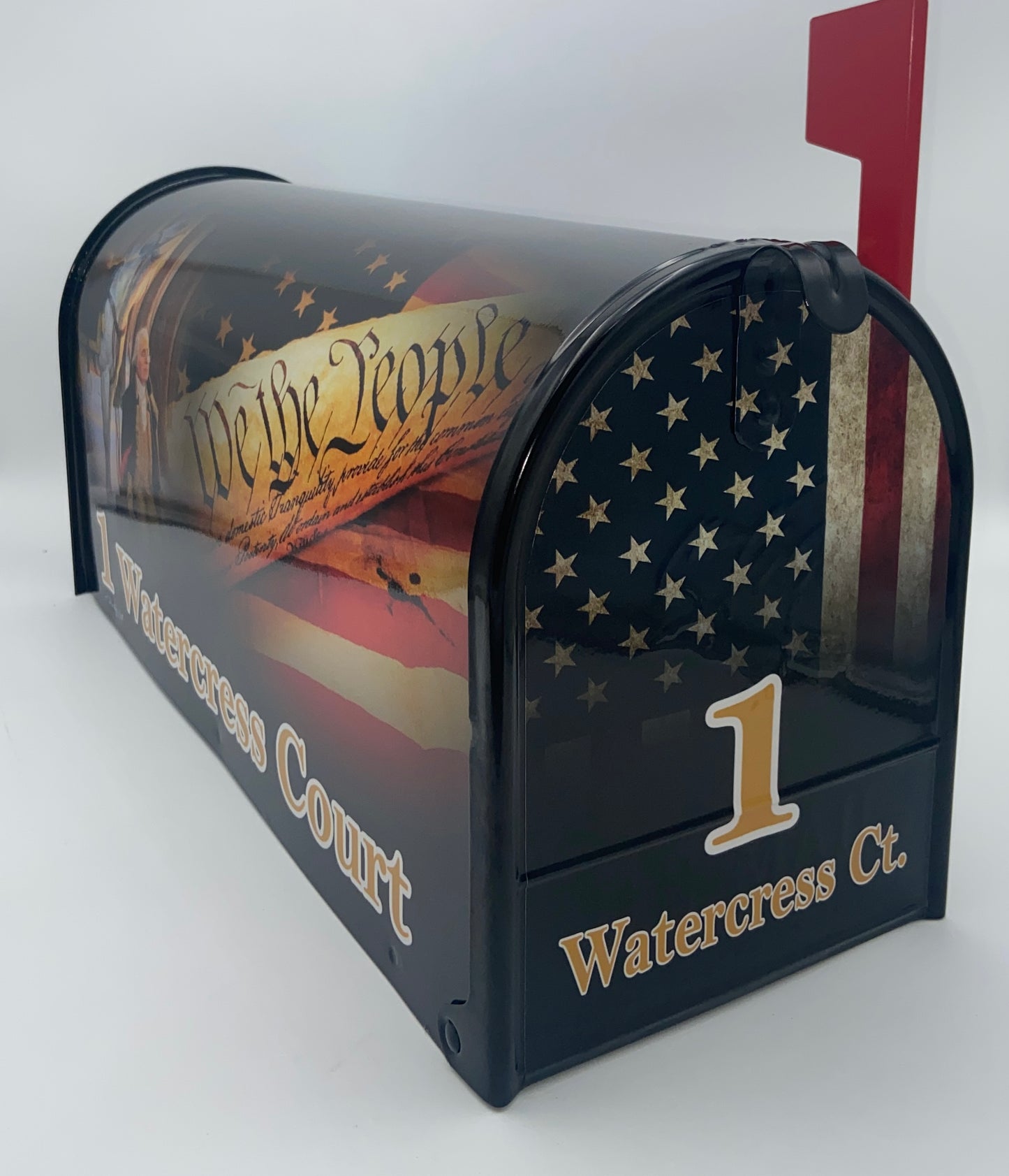 We the People Custom mailbox, Patriotic American Gift Idea