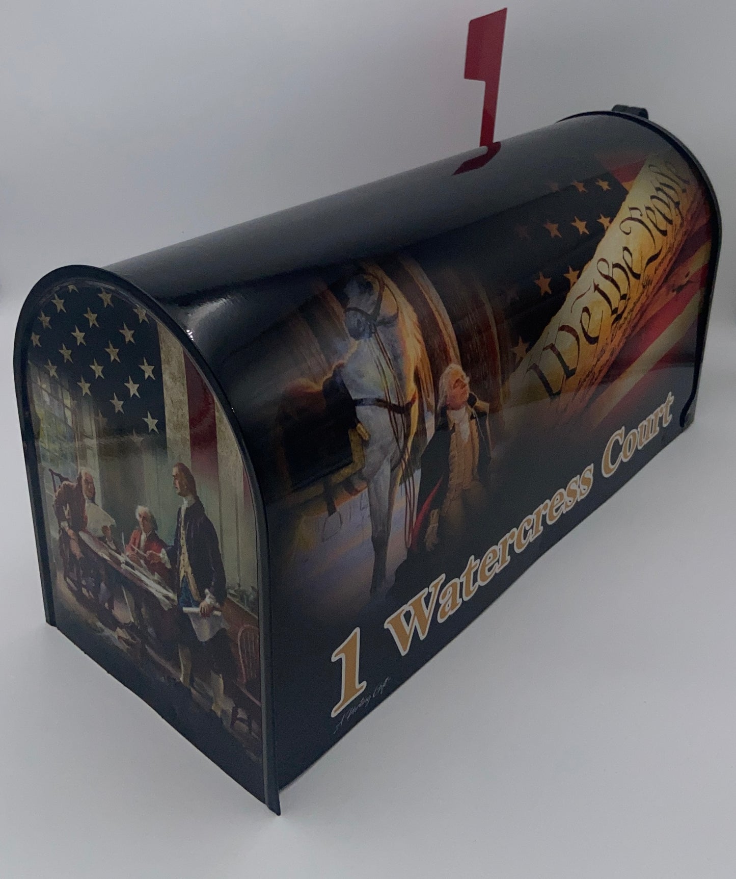 We the People Custom mailbox, Patriotic American Gift Idea