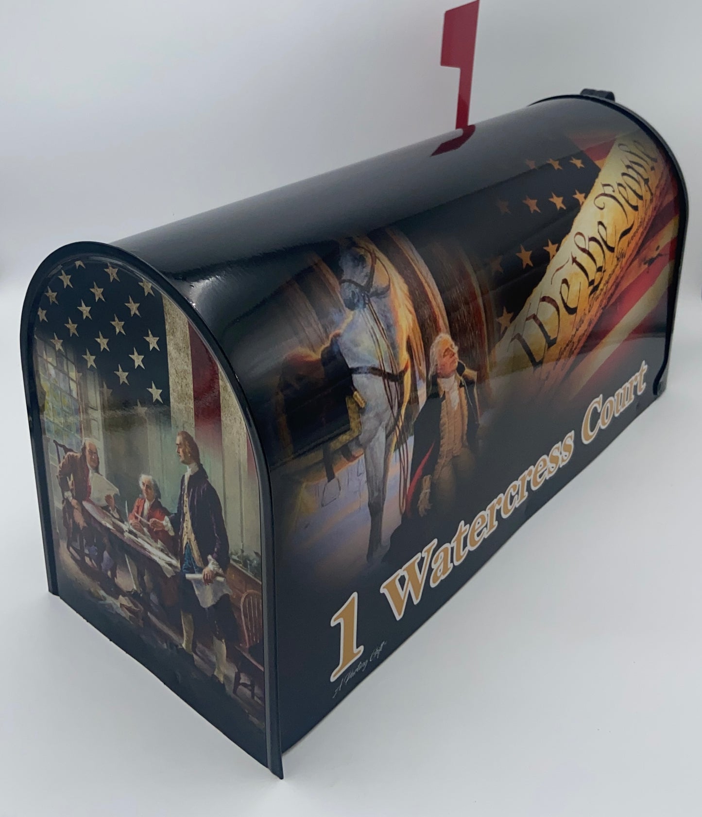 We the People Custom mailbox, Patriotic American Gift Idea