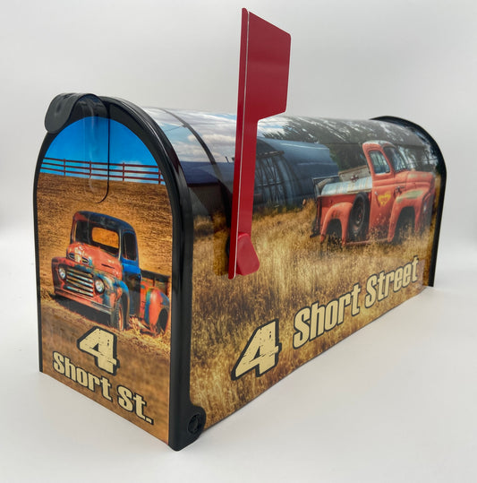 Custom Farm Truck Mailbox, Gift for Dad,Thoughtful gift for Mom