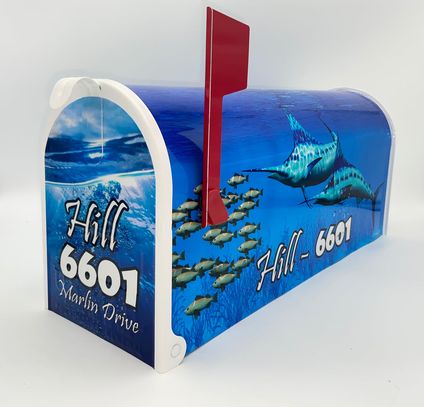 Swordfish Custom Mailbox, Gift for mom, stocking filler, gift for dad