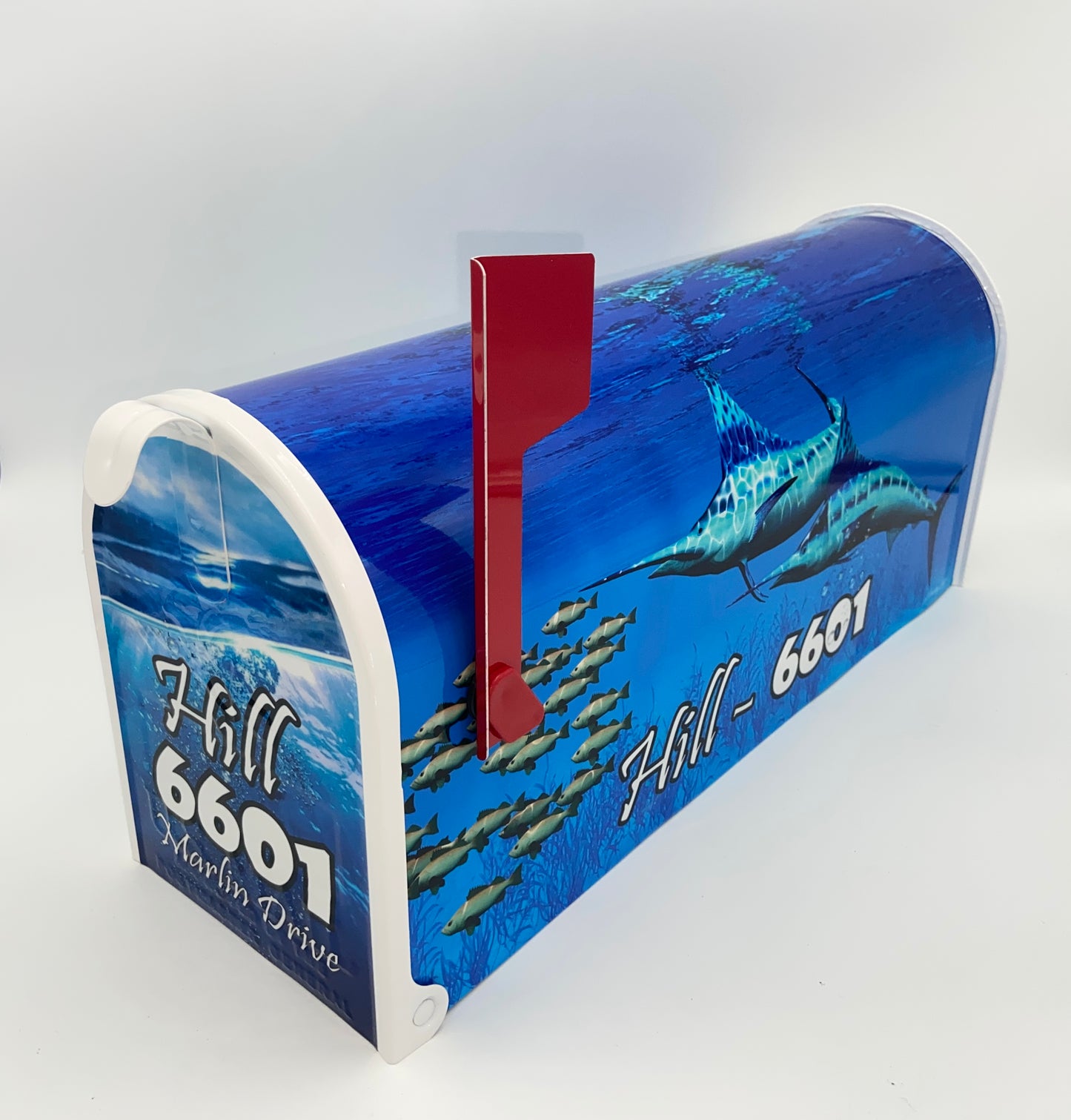 Swordfish Custom Mailbox, Gift for mom, stocking filler, gift for dad