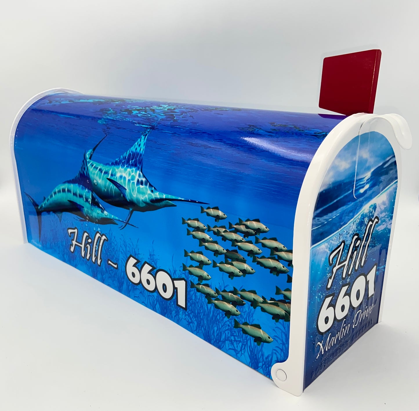 Swordfish Custom Mailbox, Gift for mom, stocking filler, gift for dad