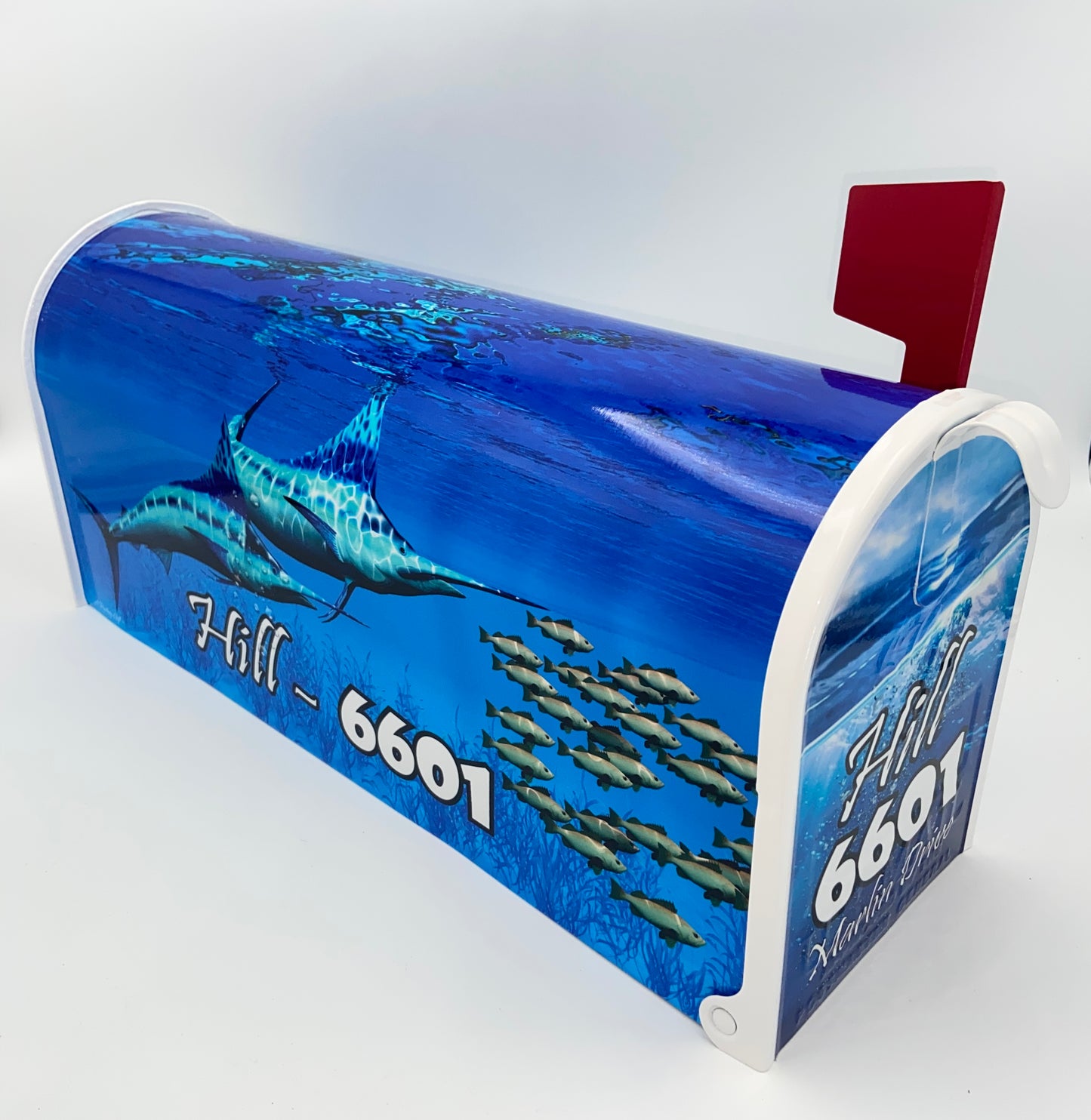 Swordfish Custom Mailbox, Gift for mom, stocking filler, gift for dad