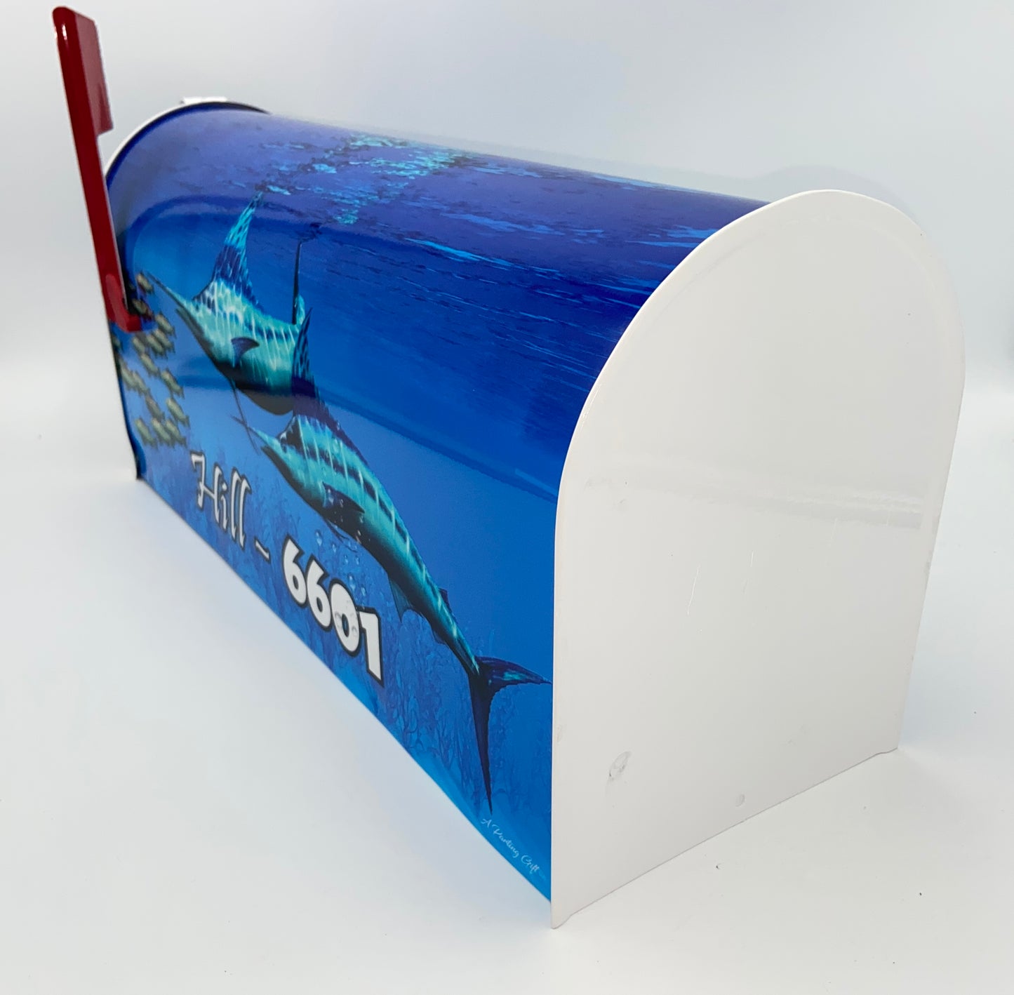 Swordfish Custom Mailbox, Gift for mom, stocking filler, gift for dad