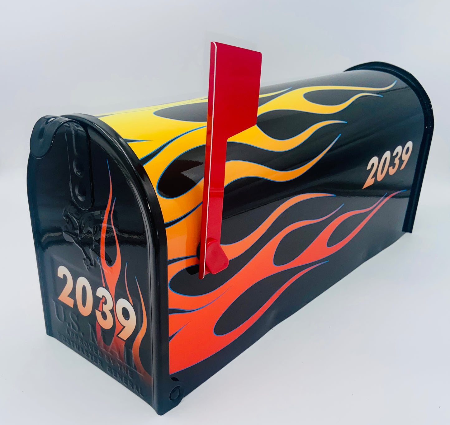 Pinstriping Hotrod Custom Mailbox, Gifts for brother, Customized gift