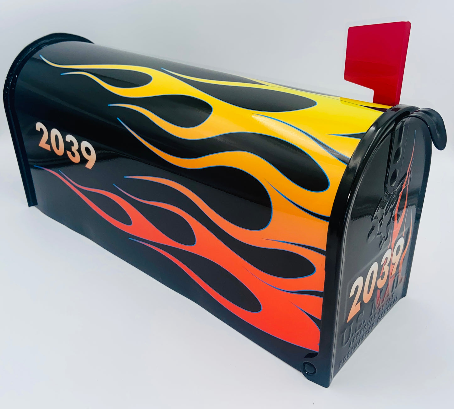 Pinstriping Hotrod Custom Mailbox, Gifts for brother, Customized gift