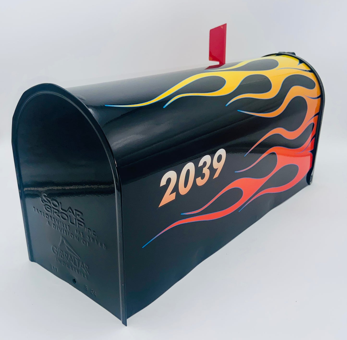 Pinstriping Hotrod Custom Mailbox, Gifts for brother, Customized gift