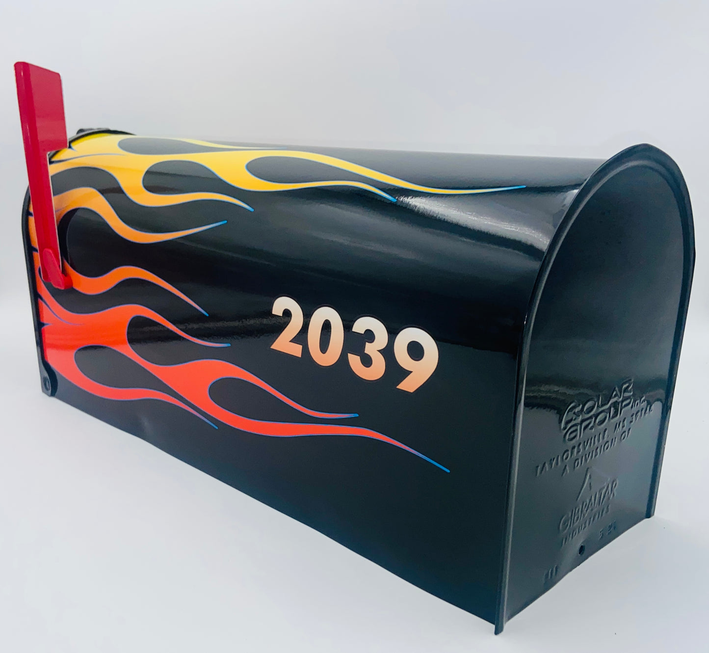 Pinstriping Hotrod Custom Mailbox, Gifts for brother, Customized gift