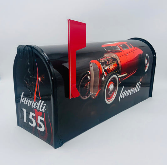 Hotrod Mailbox Gifts for brother, Customized mailbox