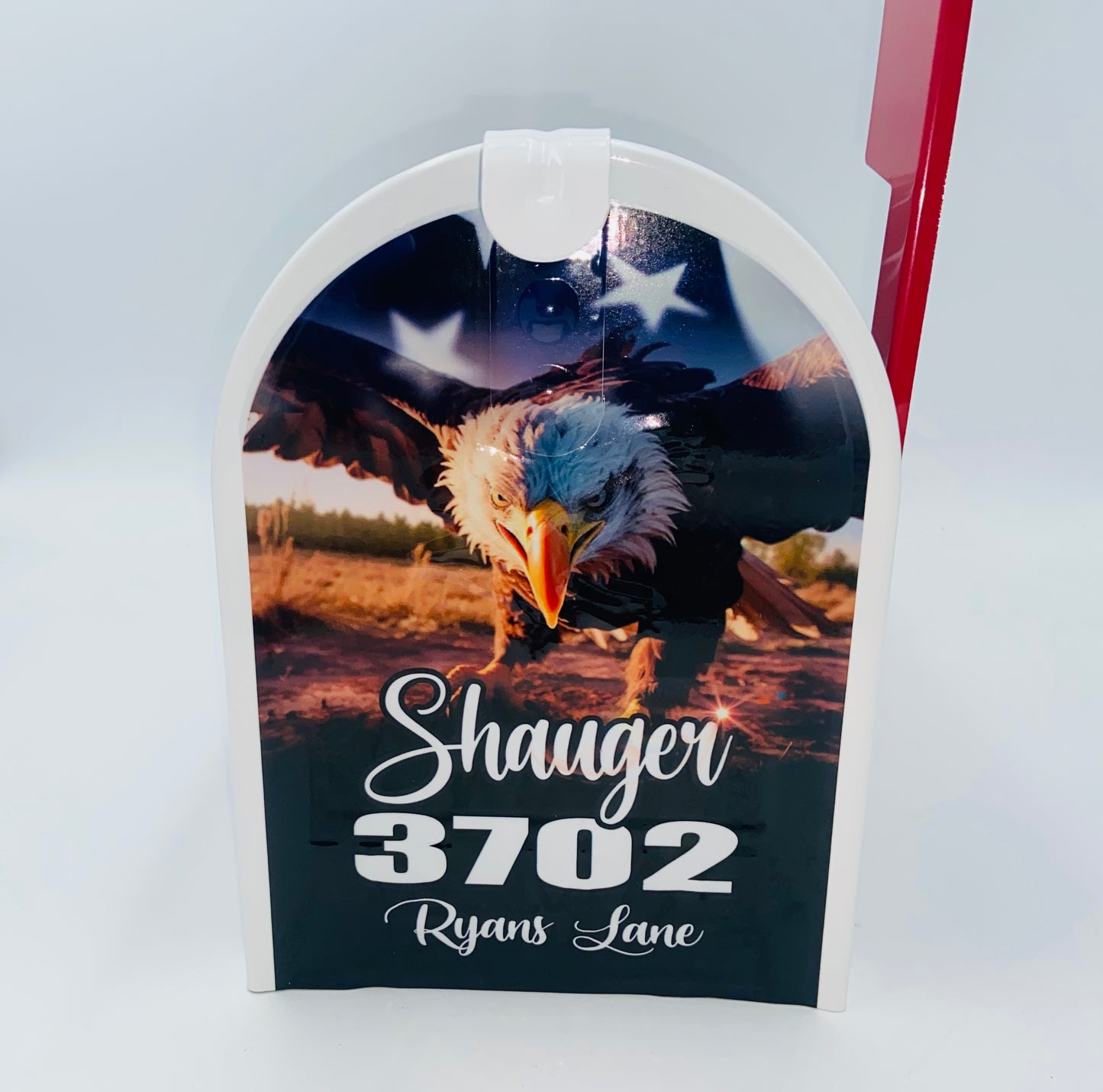 Giftful gifts, Bald Eagle, Custom mailbox Gift for Grandparents