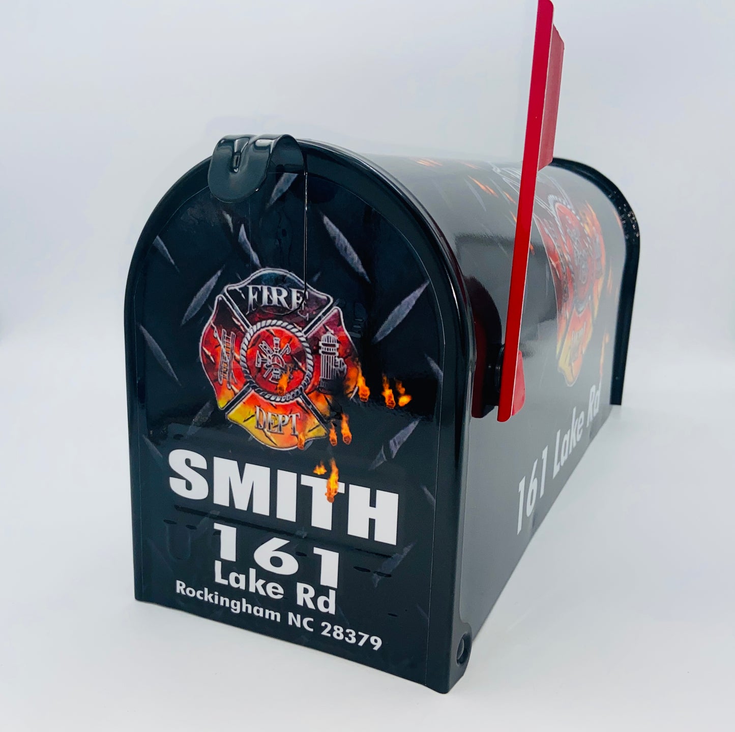 Mailbox Gift for Dad, Custom Mailbox, Fire services gift for dad, Gift for mom, American pride