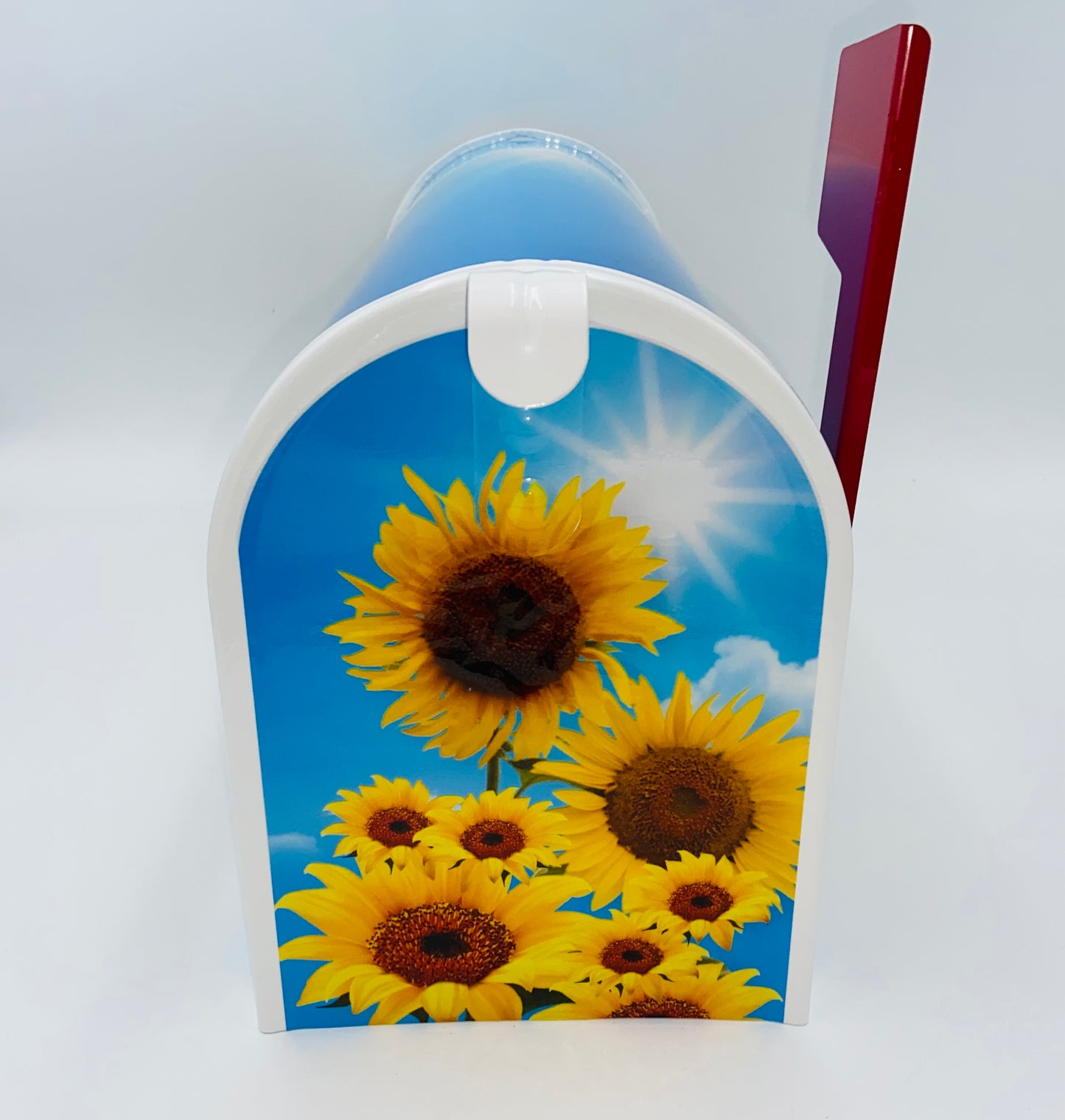 Sunflowers custom mailbox, flowers gift,  gift for mother, gift for dad