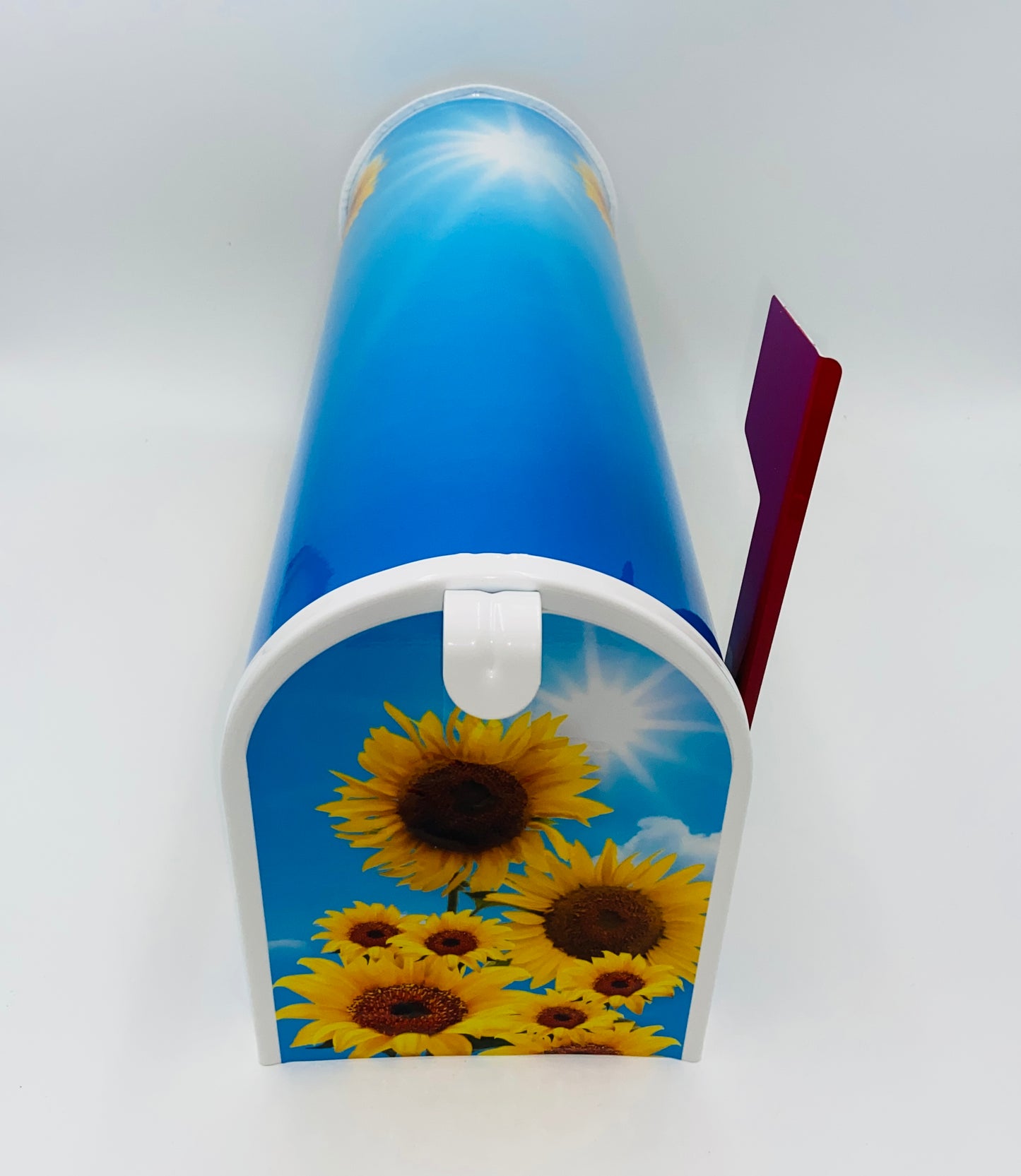 Sunflowers custom mailbox, flowers gift,  gift for mother, gift for dad