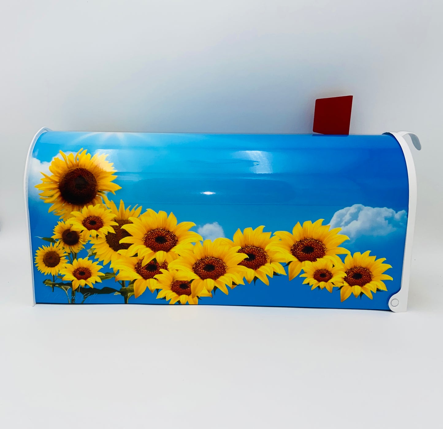 Sunflowers custom mailbox, flowers gift,  gift for mother, gift for dad