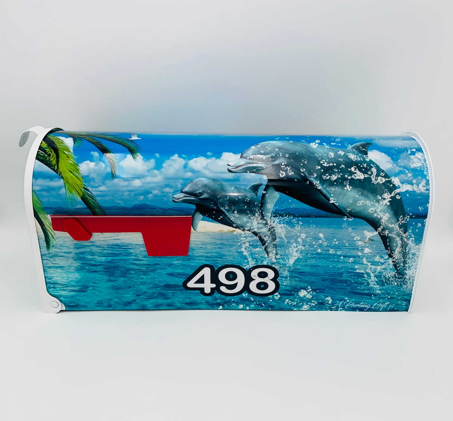 Dolphin Custom mailbox, Personalized Dolphins gift for Mom and Dad