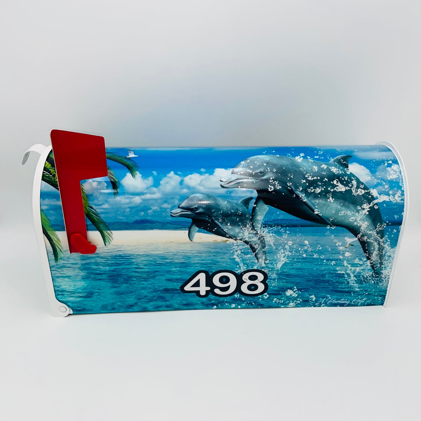 Dolphin Custom mailbox, Personalized Dolphins gift for Mom and Dad