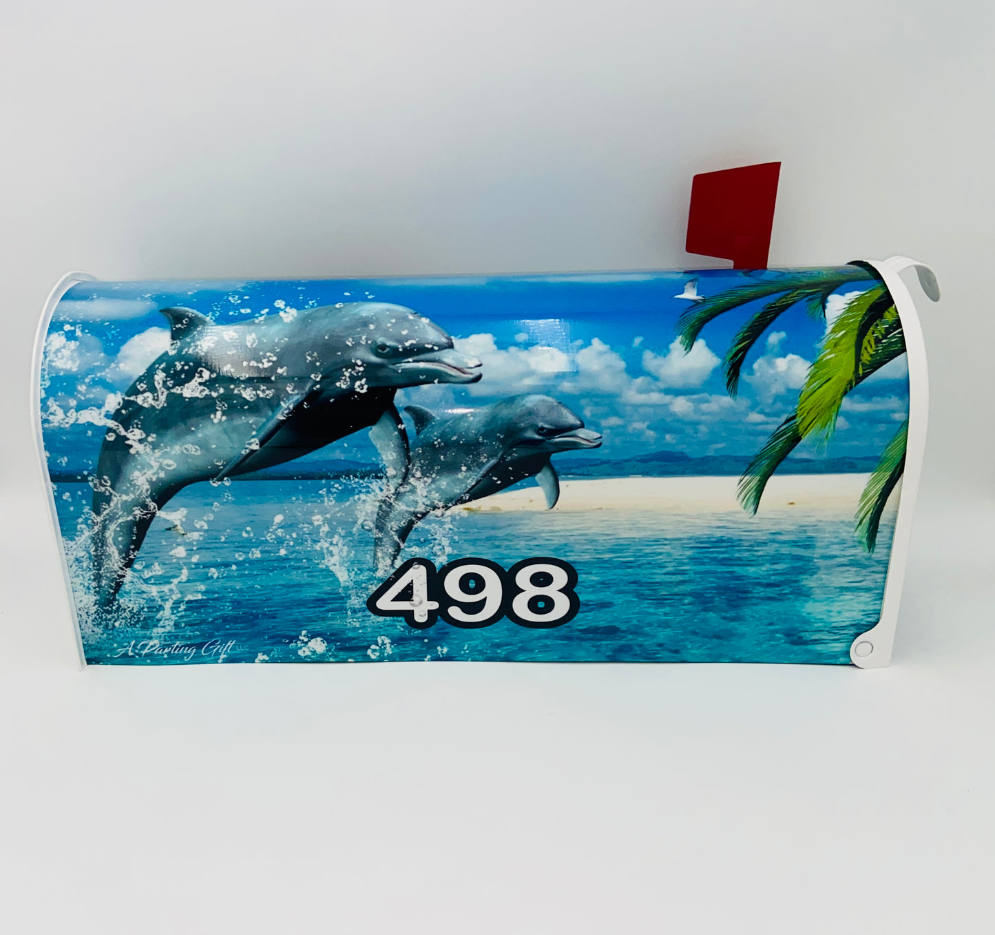 Dolphin Custom mailbox, Personalized Dolphins gift for Mom and Dad