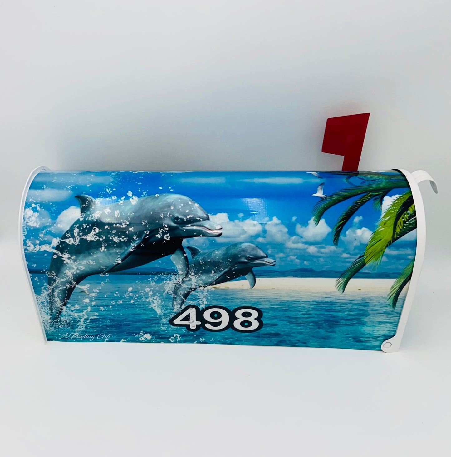 Dolphin Custom mailbox, Personalized Dolphins gift for Mom and Dad