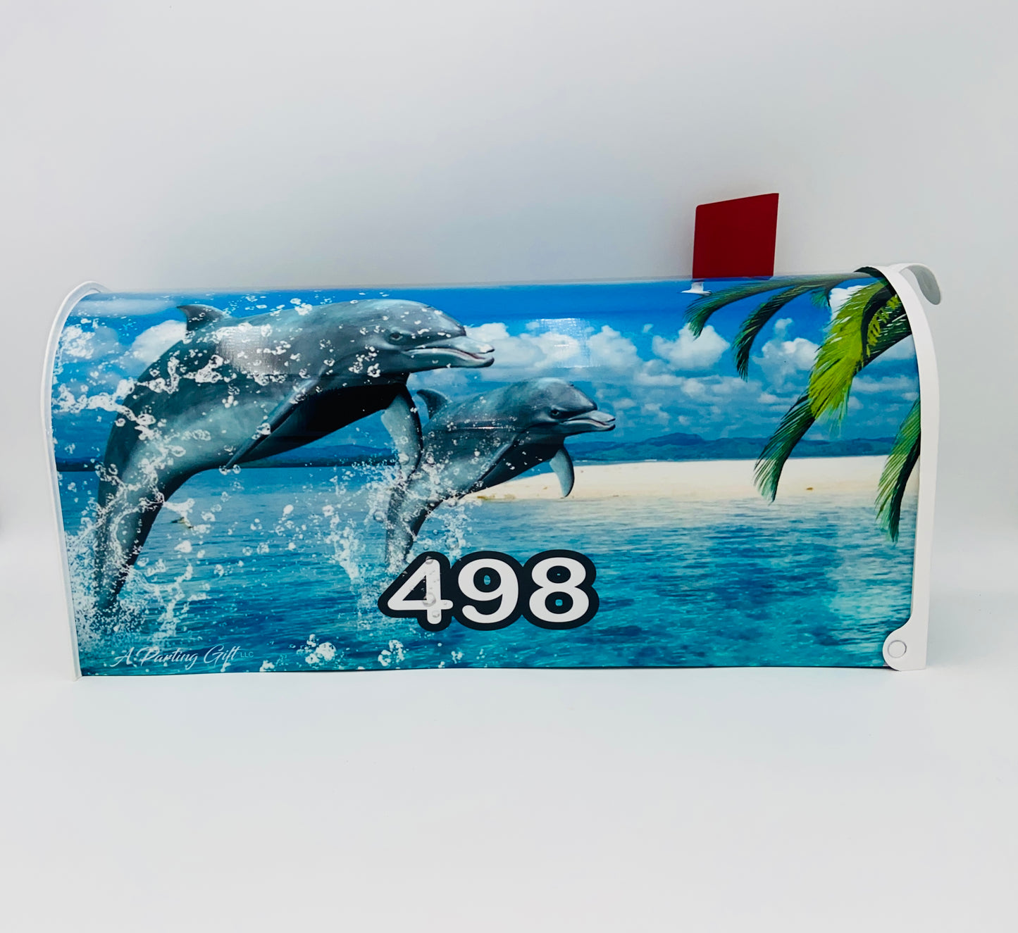 Dolphin Custom mailbox, Personalized Dolphins gift for Mom and Dad