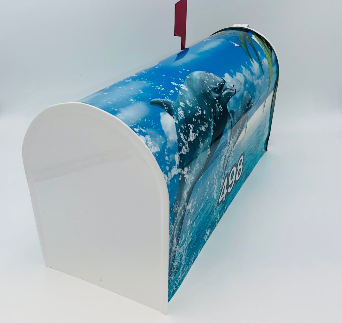 Dolphin Custom mailbox, Personalized Dolphins gift for Mom and Dad