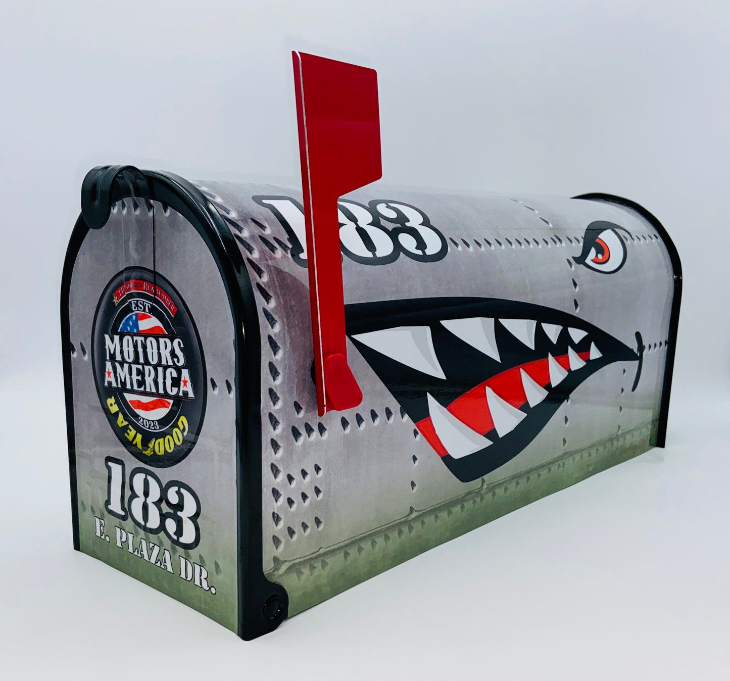 Custom Mailboxes, Warbird, Gift for him, Gift for her, Gift for Dad, Pilot, My gift, Custom mailbox retro