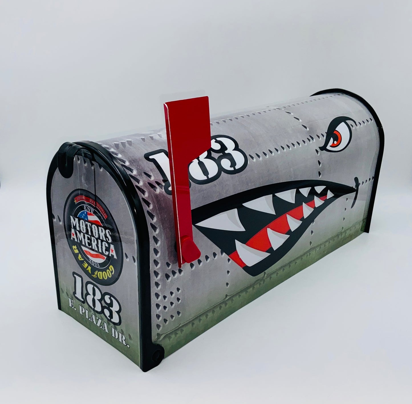 Custom Mailboxes, Warbird, Gift for him, Gift for her, Gift for Dad, Pilot, My gift, Custom mailbox retro