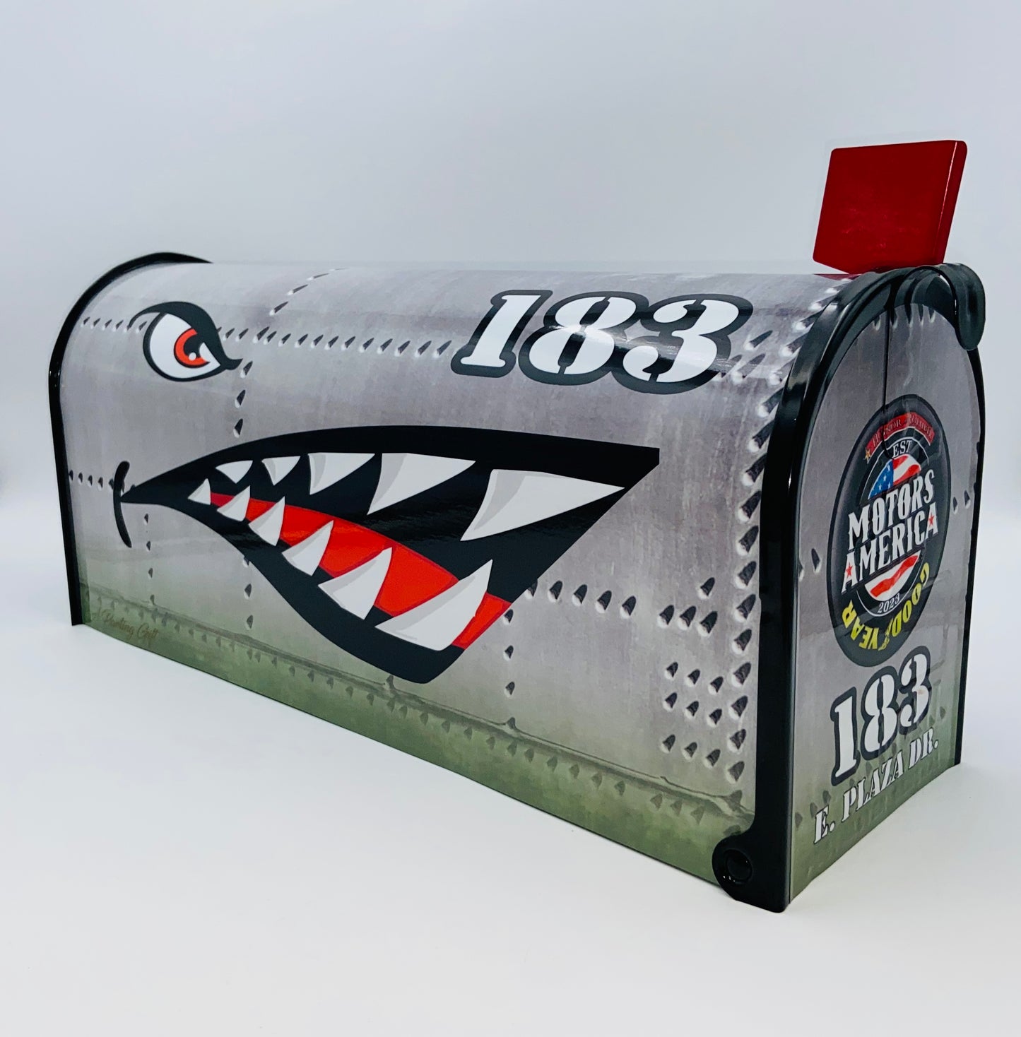 Custom Mailboxes, Warbird, Gift for him, Gift for her, Gift for Dad, Pilot, My gift, Custom mailbox retro