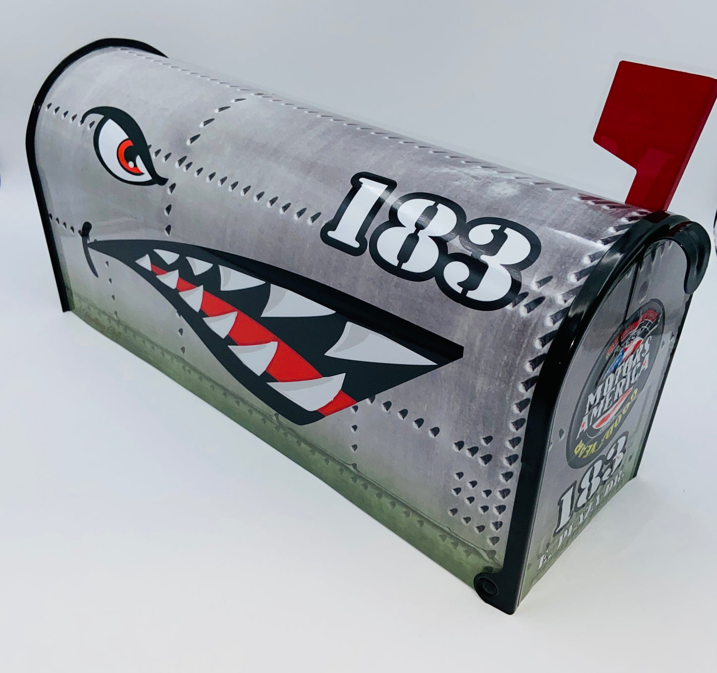 Custom Mailboxes, Warbird, Gift for him, Gift for her, Gift for Dad, Pilot, My gift, Custom mailbox retro