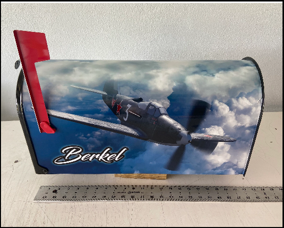 Custom Mailboxes, War bird, Gift for him, Gift for her, Valentines gift, Gift for Dad, Pilot, My gift, Custom mailbox retro